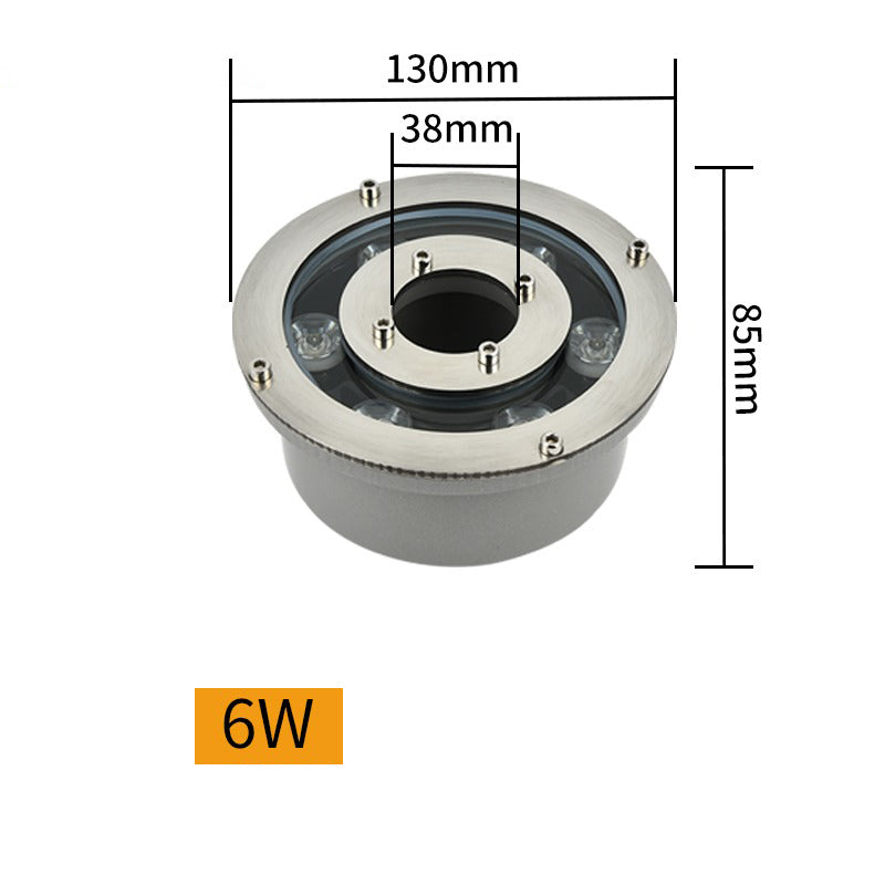 Landscape Ring LED Stainless Steel Underwater Fountain Light IP68