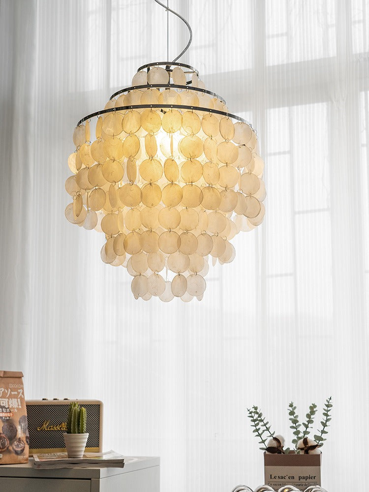 Elegant shell chandelier for bedroom living room and dining room