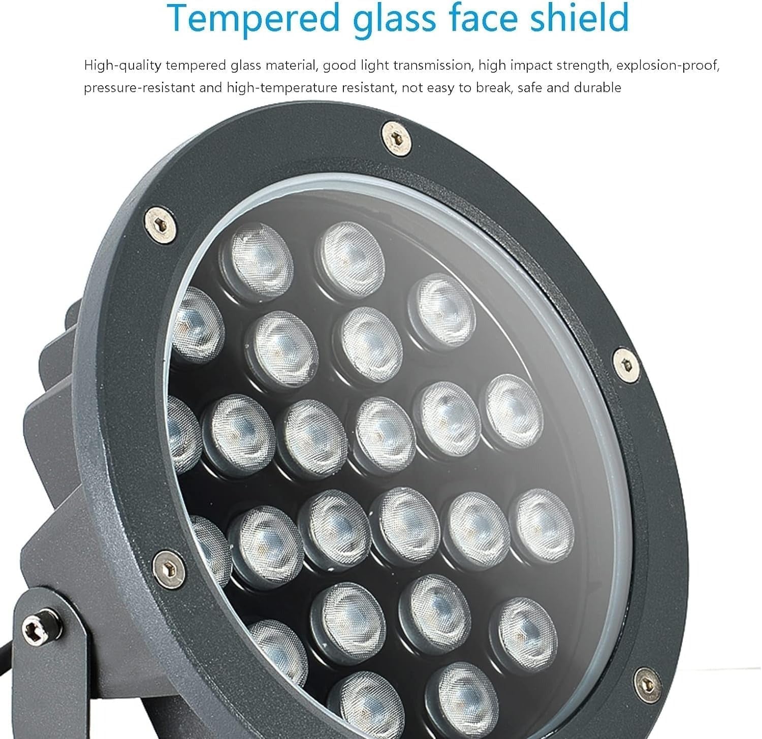 Outdoor LED Floodlights Patio Spotlight Lamp Rotatable Round Garden Landscape Light for The Lawn Hotel