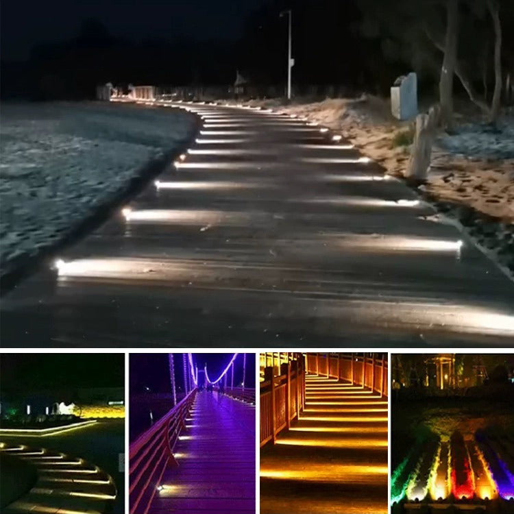 LED Ground Lights Well Lights Buried Light Round Decking Light for Pathway Driveway Step