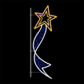 Outdoor Blue Ribbon Star LED Motif Light