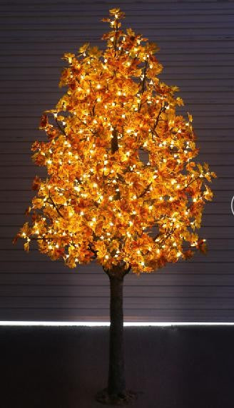 LED artificial Tree lights Simulated maple Tree erect Outdoor lighted trees,Height: 3m(9.8ft)