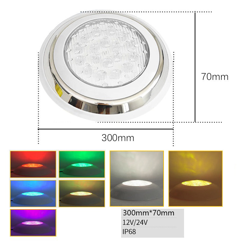 18W/24W/36W LED Pool Lights for Inground Pool Underwater Pool wall lamp Waterproof RGB