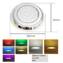 Load image into Gallery viewer, 18W/24W/36W LED Pool Lights for Inground Pool Underwater Pool wall lamp Waterproof RGB
