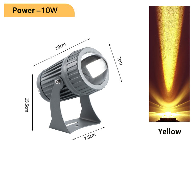 12V 24V LED spotlight outdoor 10W searchlight LED exterior wall floodlight