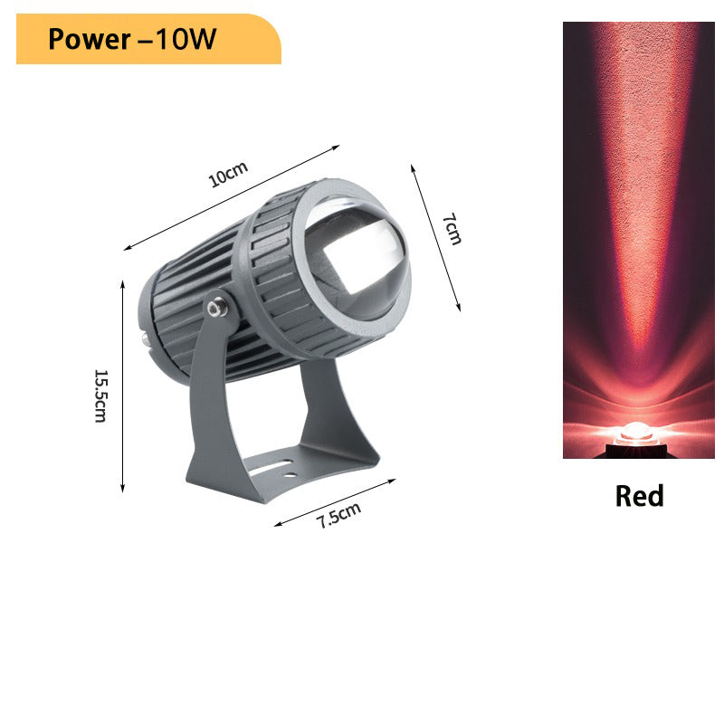 12V 24V LED spotlight outdoor 10W searchlight LED exterior wall floodlight