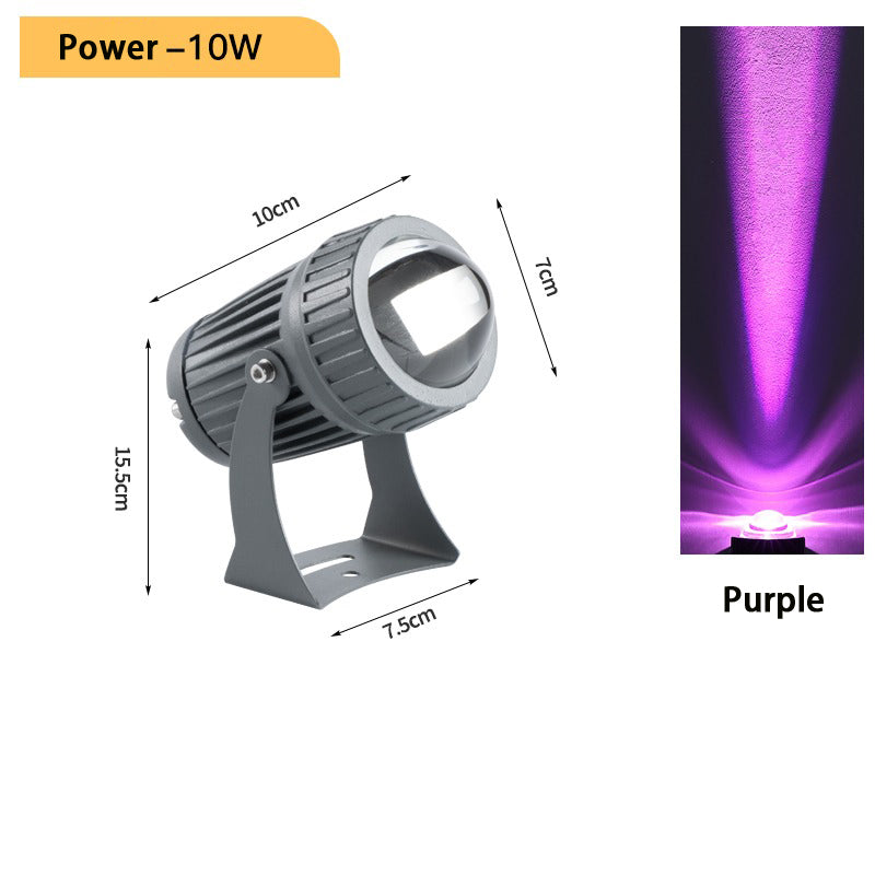 12V 24V LED spotlight outdoor 10W searchlight LED exterior wall floodlight