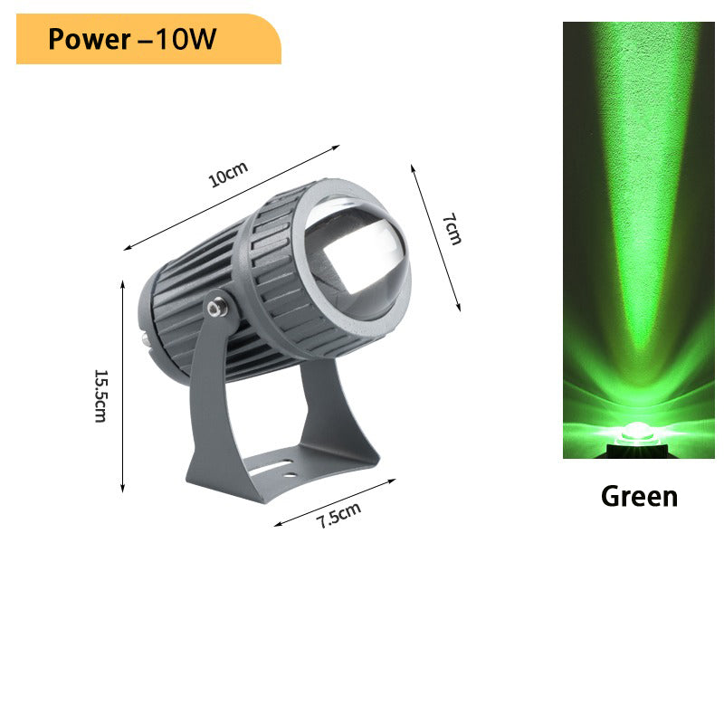 12V 24V LED spotlight outdoor 10W searchlight LED exterior wall floodlight