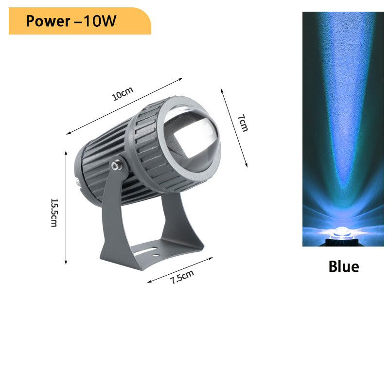 12V 24V LED spotlight outdoor 10W searchlight LED exterior wall floodlight