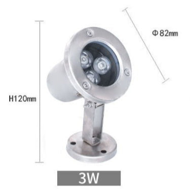 3W/6W/9W/12W/15W/18W/24W/36W Stainless steel LED Underwater Light IP68