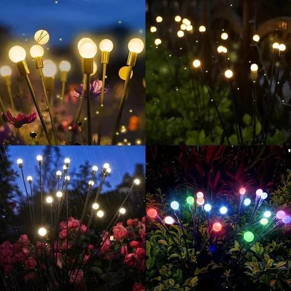 LED firefly Light Outdoor Waterproof Garden Landscape Lighting Decor 10pcs