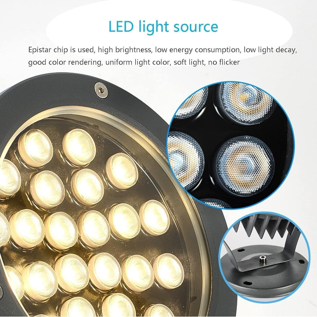 DC 12V Outdoor LED Floodlights Patio Spotlight Lamp