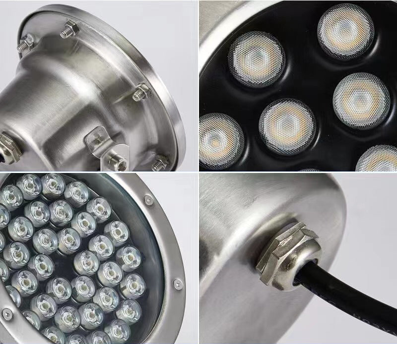 3W/6W/9W/12W/15W/18W/24W/36W Stainless steel LED Underwater Light IP68