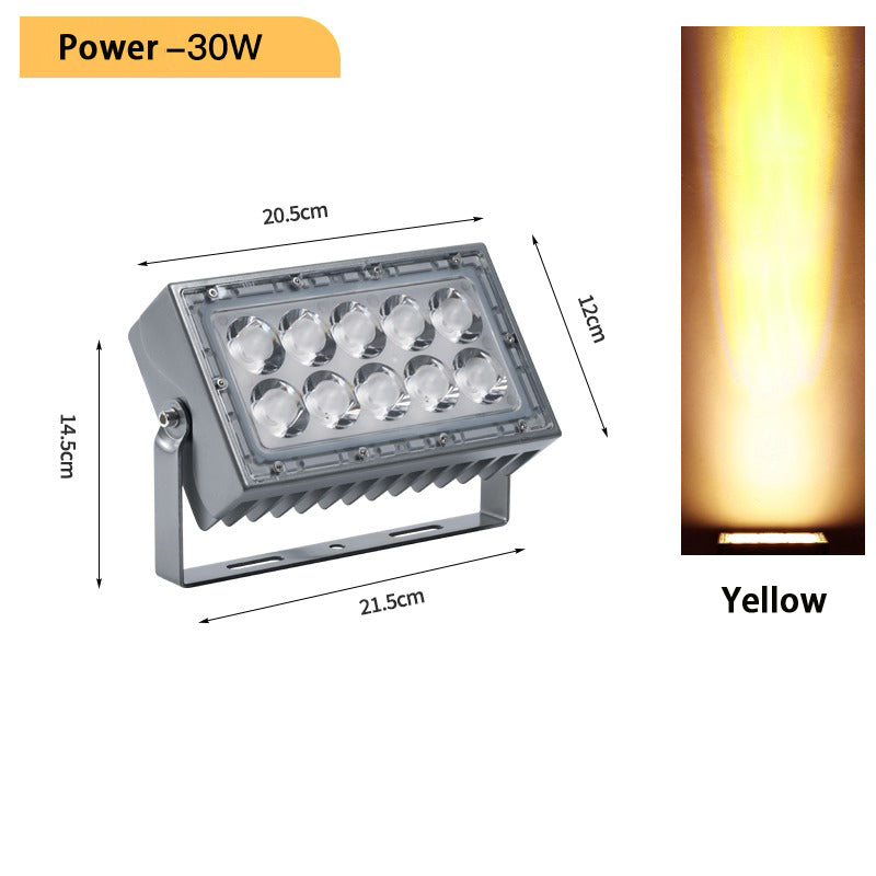 DC 12V 24V LED spotlight outdoor 30W searchlight long-distance illumination
