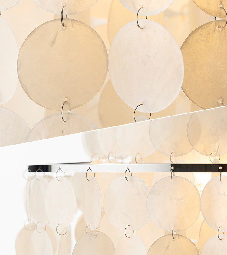 Elegant shell chandelier for bedroom living room and dining room