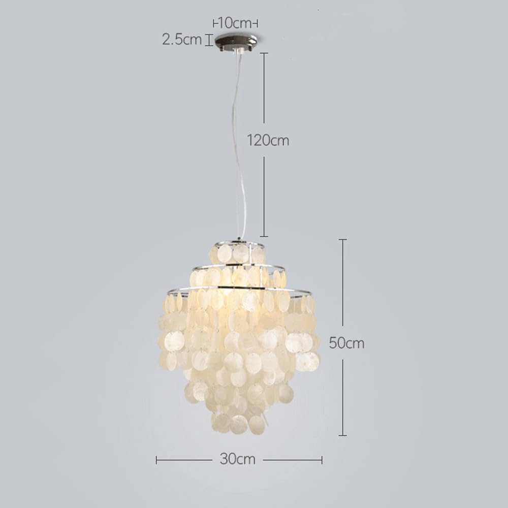 Elegant shell chandelier for bedroom living room and dining room