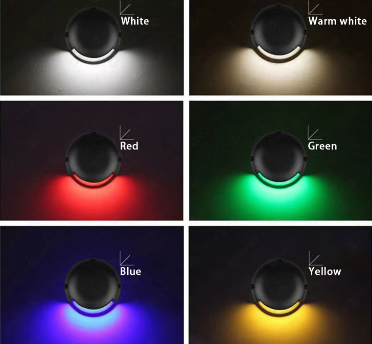 LED Ground Lights Well Lights Buried Light Round Decking Light for Pathway Driveway Step