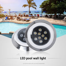 Load image into Gallery viewer, 18W/24W/36W LED Pool Lights for Inground Pool Underwater Pool wall lamp Waterproof RGB
