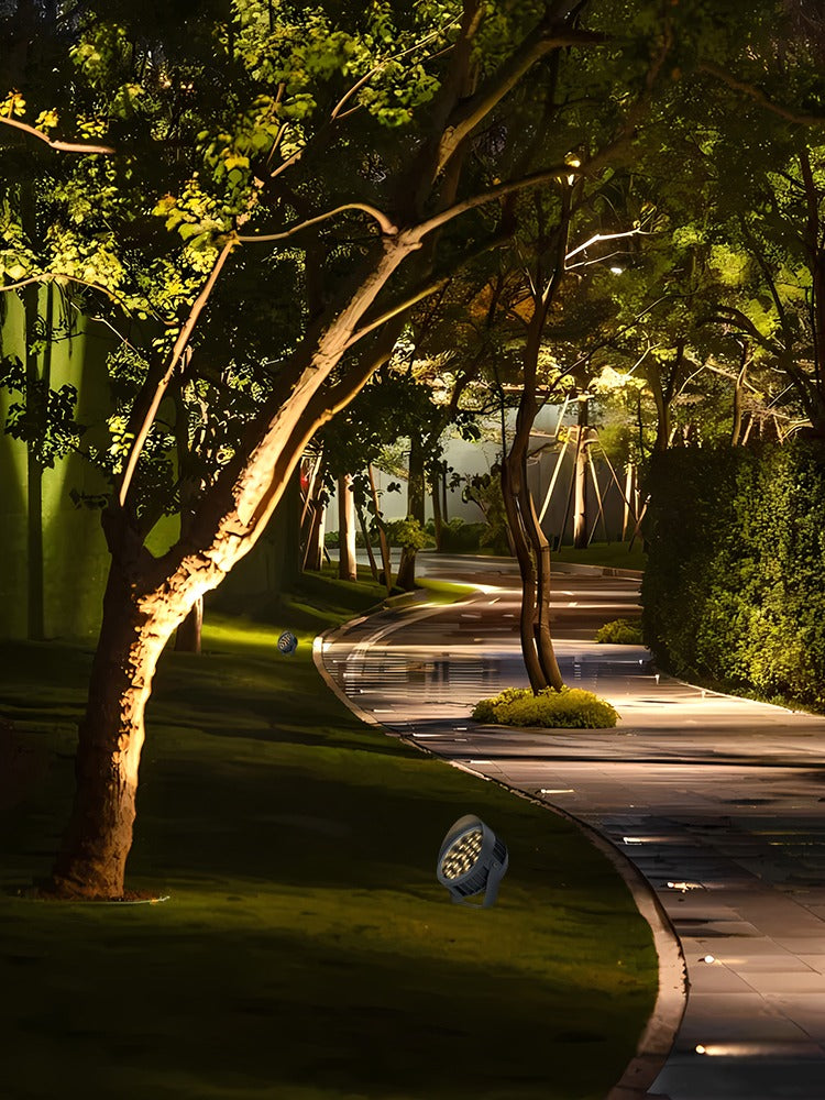 كشاف LED خارجي عالي السطوع مع حماية من الوهج 