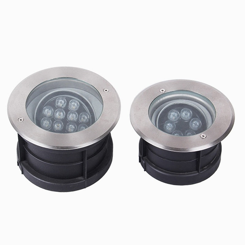 24V 12V Adjustable Angle IP68 Waterproof LED Underground Light in Ground Garden Path Floor Buried Yard Spot Landscape