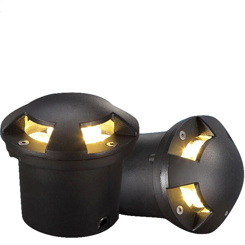 DC 12V/24V LED In Ground Lights Outdoor Landscape Lights IP67 Waterproof Round Well Lights for Driveway Garden Lights