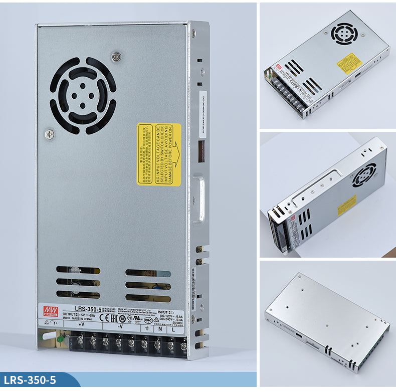 LRS-350W Meanwell Power Supply 220V/110V to 5v12v15v24v48v DC LED Power Supply