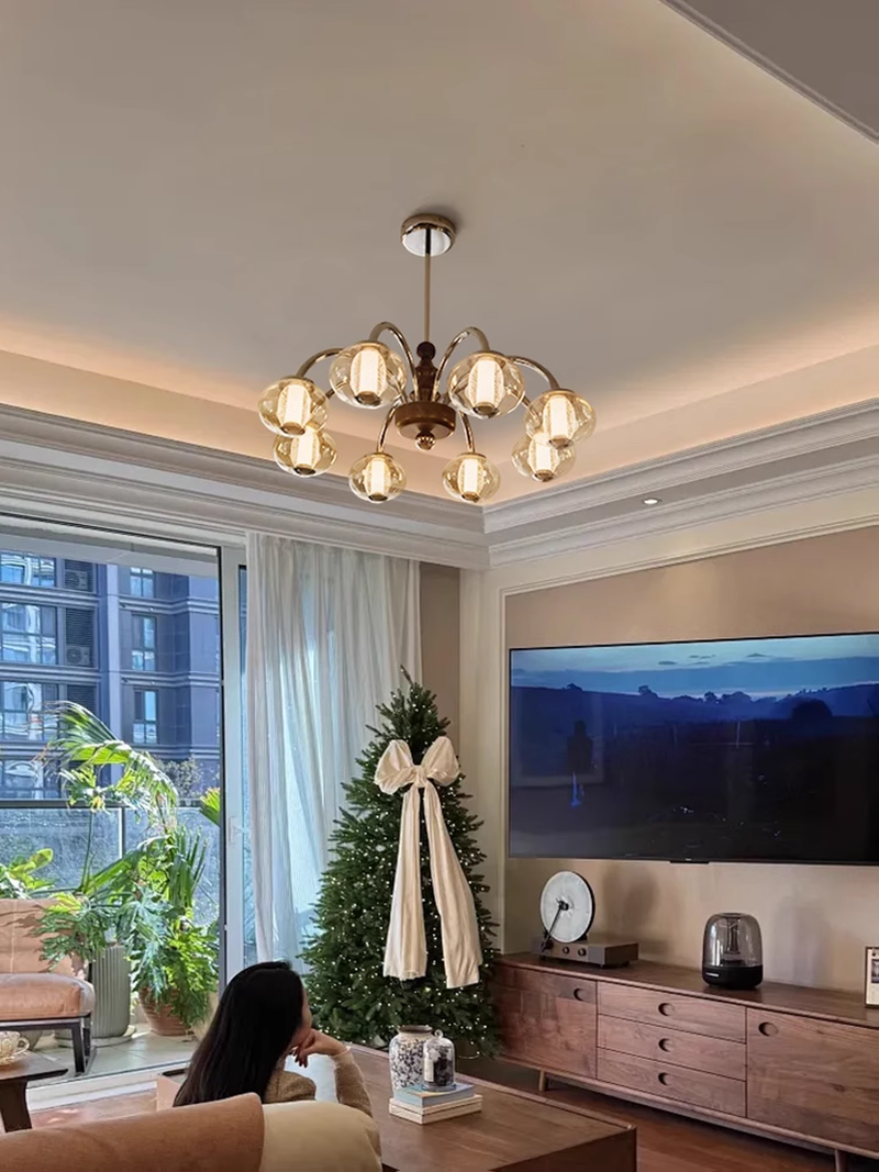 ثريا صدفية أنيقة لغرفة النوم وغرفة المعيشة وغرفة الطعام