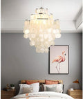 Elegant shell chandelier for bedroom living room and dining room