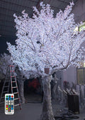 5m RGBW LED super high simulation maple tree light cool white color effect for outdoor landscape decoration