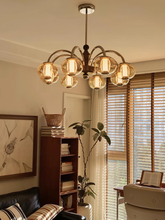 Load image into Gallery viewer, Living room chandelier main hall light American 2025 new retro lamp
