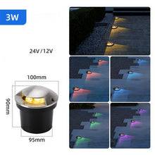 Load image into Gallery viewer, DC 12V/24V LED Underground Lamp Garden Path Floor Outdoor Buried Yard ground Lighting 1 side Landscape Light
