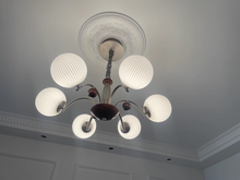 Load image into Gallery viewer, 5 light 6 light round chandelier restaurant living room room glass ball lamp
