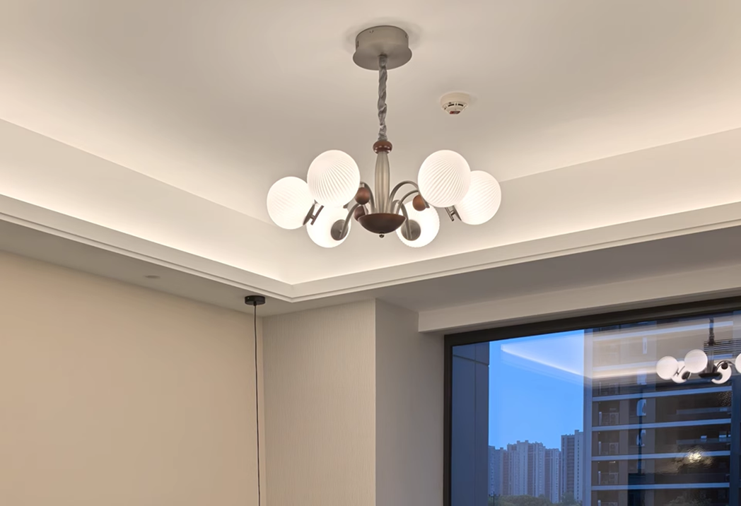 ثريا صدفية أنيقة لغرفة النوم وغرفة المعيشة وغرفة الطعام