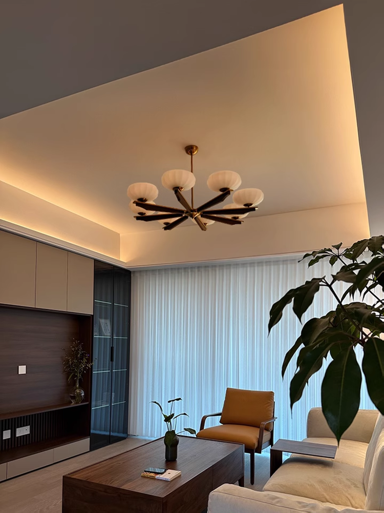 ثريا صدفية أنيقة لغرفة النوم وغرفة المعيشة وغرفة الطعام