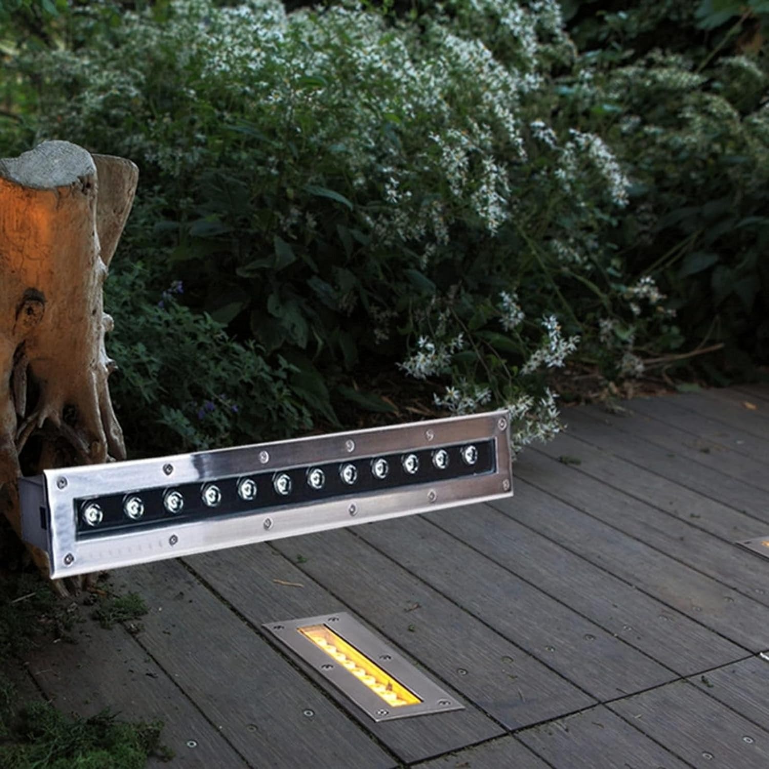 DC24V Outdoor Buried Lights Underground Recessed Landscape Lights Long Strip Light