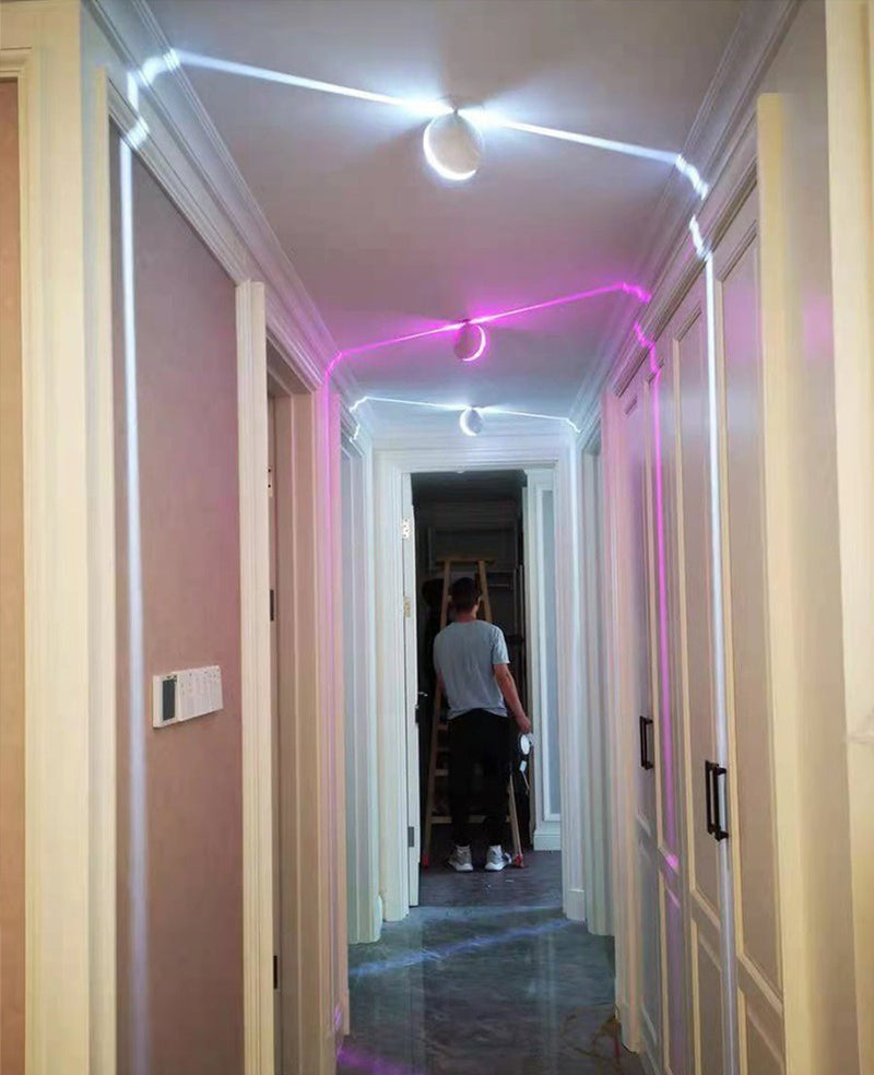 360° Round LED spotlights line lights wall lights LED beams