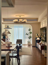 Load image into Gallery viewer, Hall Light Bedroom Light LED 8-Light Glass Chandelier Gold
