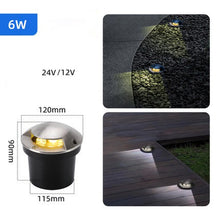 Load image into Gallery viewer, DC 12V/24V LED Underground Lamp Garden Path Floor Outdoor Buried Yard ground Lighting 1 side Landscape Light
