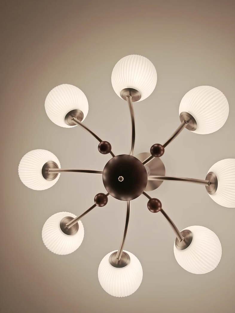 ثريا صدفية أنيقة لغرفة النوم وغرفة المعيشة وغرفة الطعام