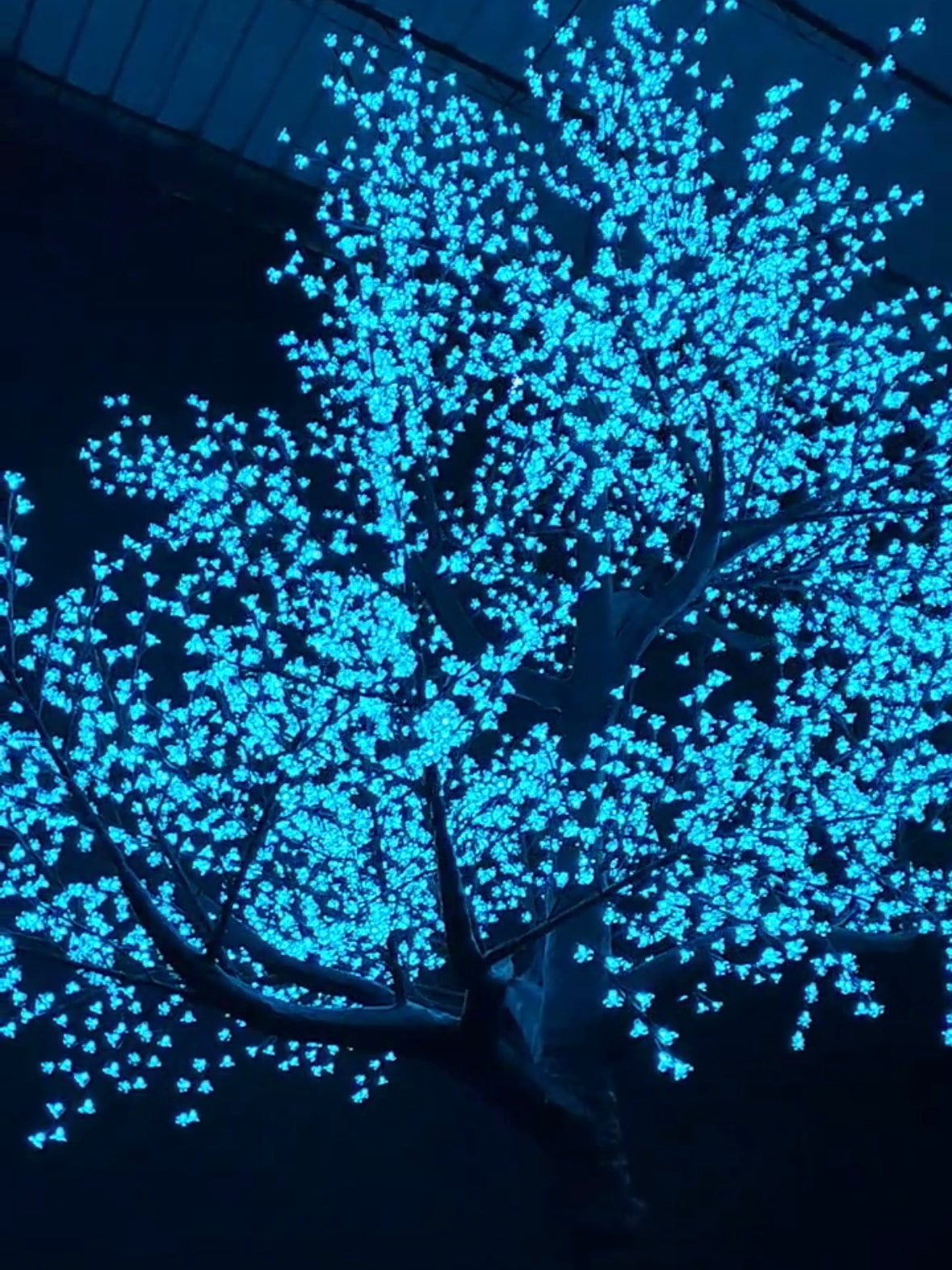LED High simulation Cherry Blossom Tree lights Outdoor lighted trees,Height: 4.5m(14.76ft)