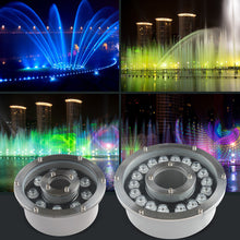 Load image into Gallery viewer, Landscape Ring LED Stainless Steel Underwater Fountain Light
