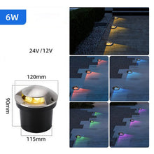 Load image into Gallery viewer, DC 12V/24V LED Underground Lamp Garden Path Floor Outdoor Buried Yard ground Lighting 1 side Landscape Light
