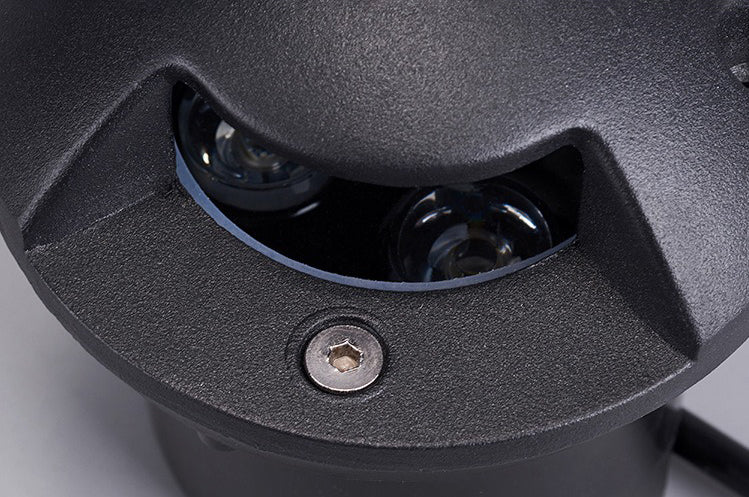 DC 12V/24V LED In Ground Lights Outdoor Landscape Lights IP67 Waterproof Round Well Lights for Driveway Garden Lights