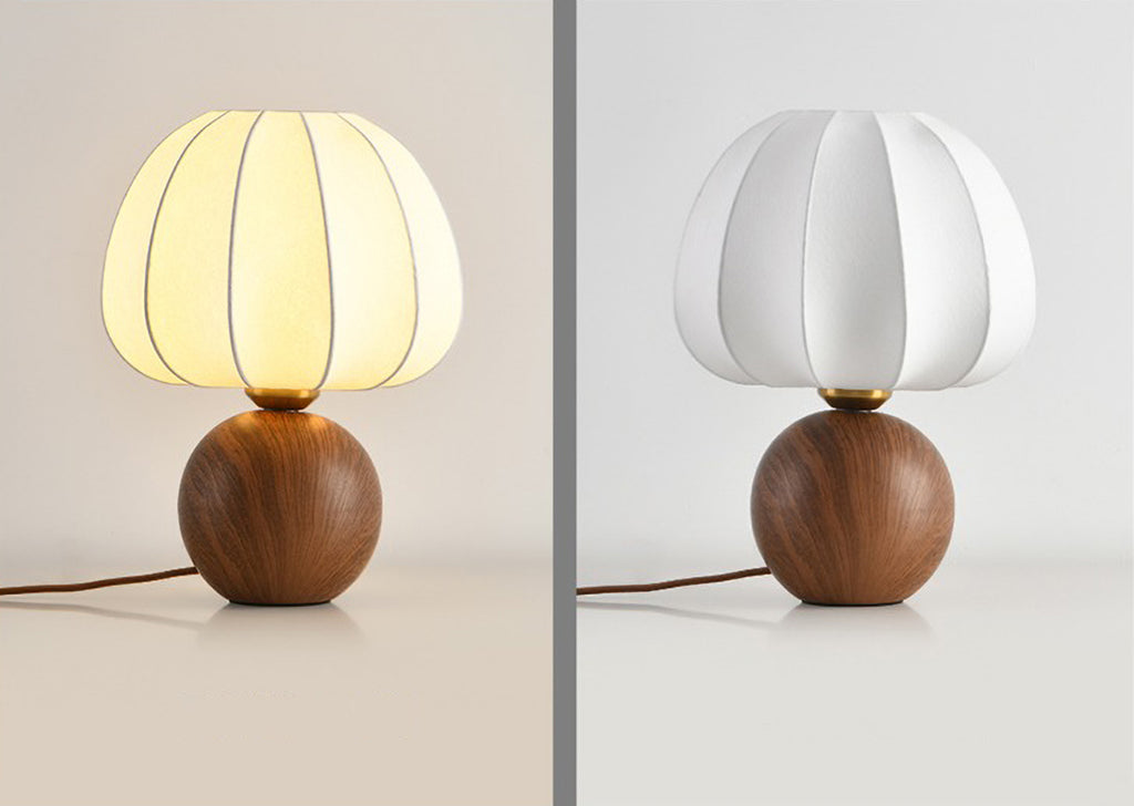 Silk lampshade table lamp decorative atmosphere lamp ceramic floor lamp