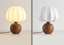 Load image into Gallery viewer, Silk lampshade table lamp decorative atmosphere lamp ceramic floor lamp
