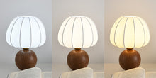 Load image into Gallery viewer, Silk lampshade table lamp decorative atmosphere lamp ceramic floor lamp
