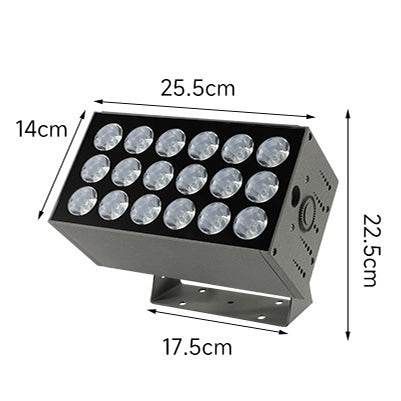 Long-distance LED spotlight aluminum housing for outdoor use