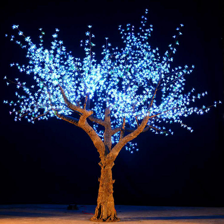 3.5m RGBW LED cherry blossom tree light with app control for wedding venue