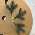 Artificial PVC pine needles for 5mm LED string lights and decorative tree lights