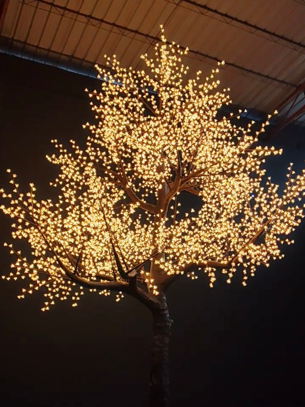 LED High simulation Cherry Blossom Tree lights Outdoor lighted trees,Height: 4.5m(14.76ft)